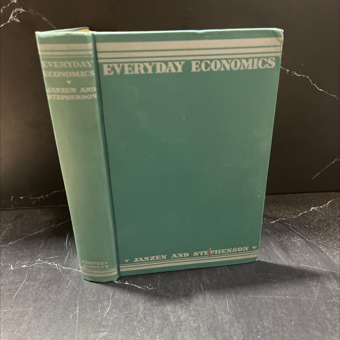 everyday economics a study of practices and principles book, by cornelius c. janzen, ph. d. and orlando w. stephenson, image 1