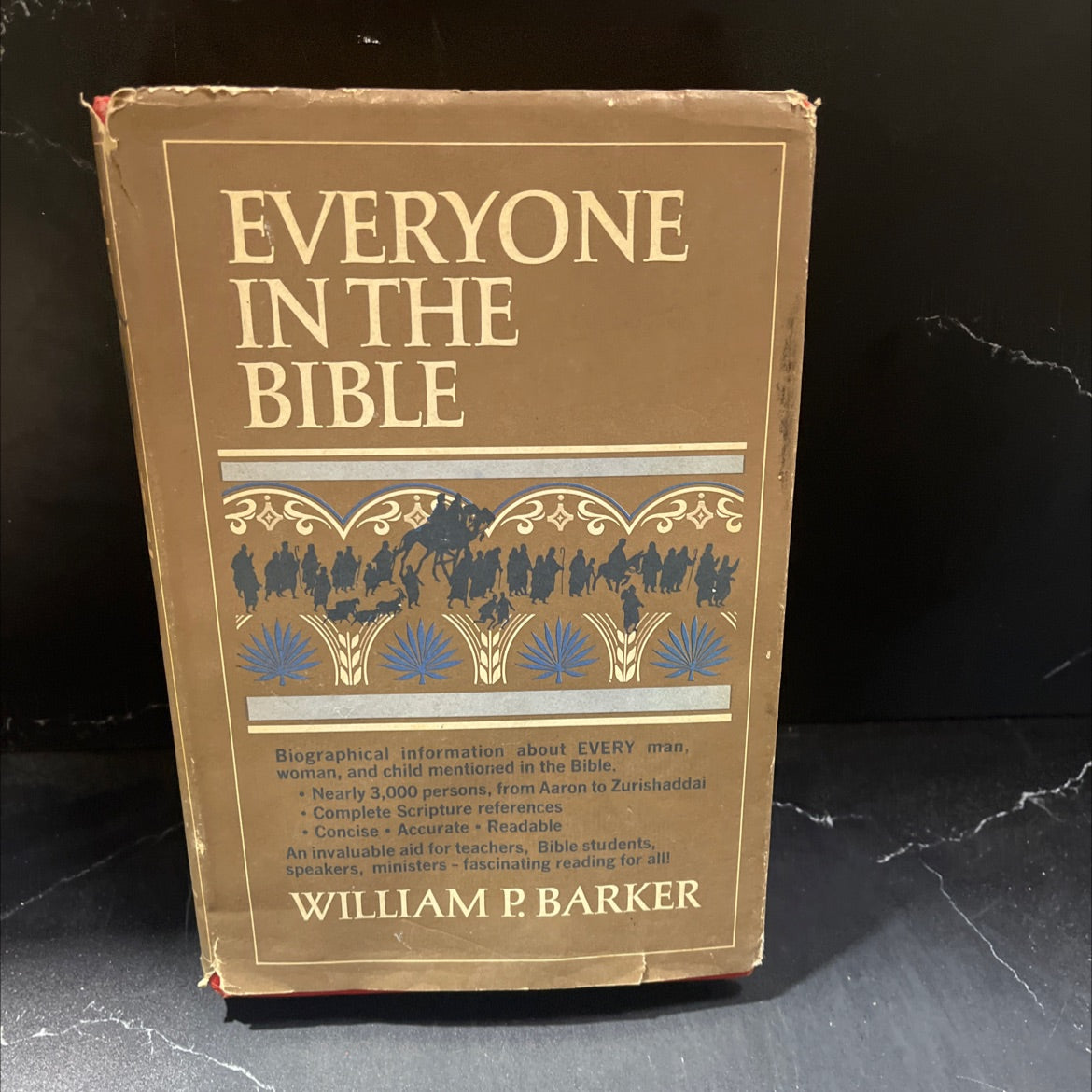 everyone in the bible book, by william p. barker, 1966 Hardcover image 1