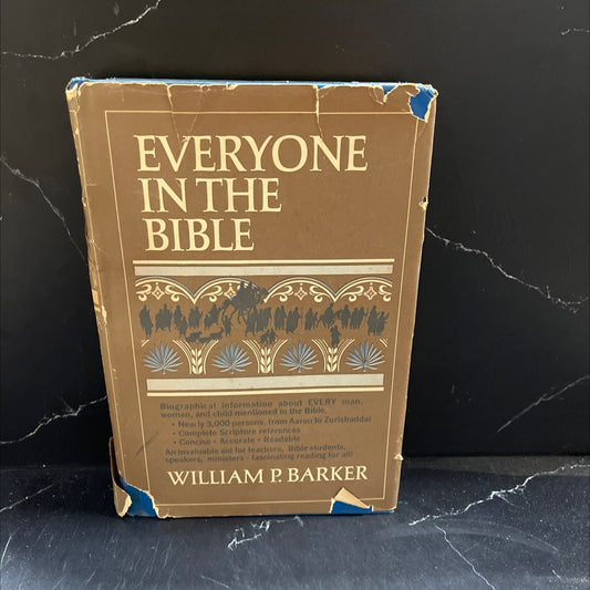 everyone in the bible book, by william p. barker, 1966 Hardcover image 1