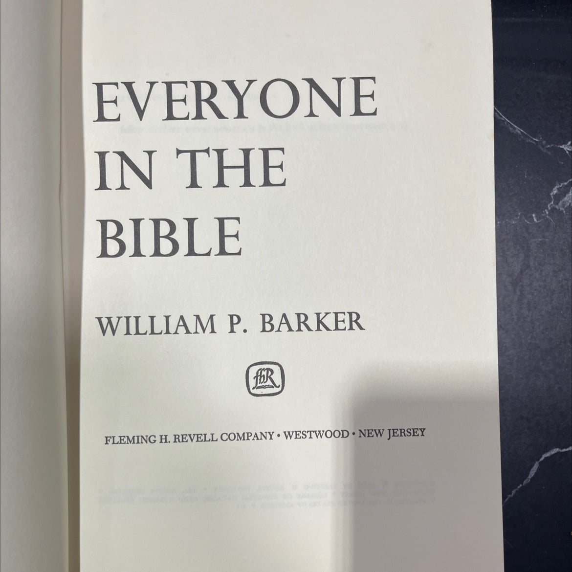 everyone in the bible book, by william p. barker, 1966 Hardcover image 2