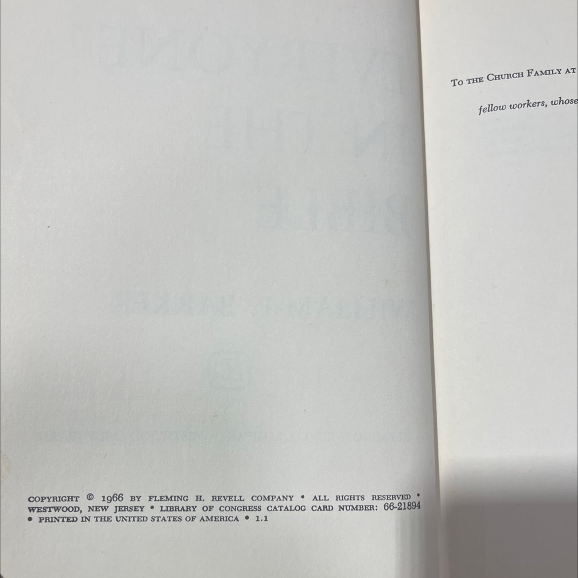 everyone in the bible book, by william p. barker, 1966 Hardcover image 3