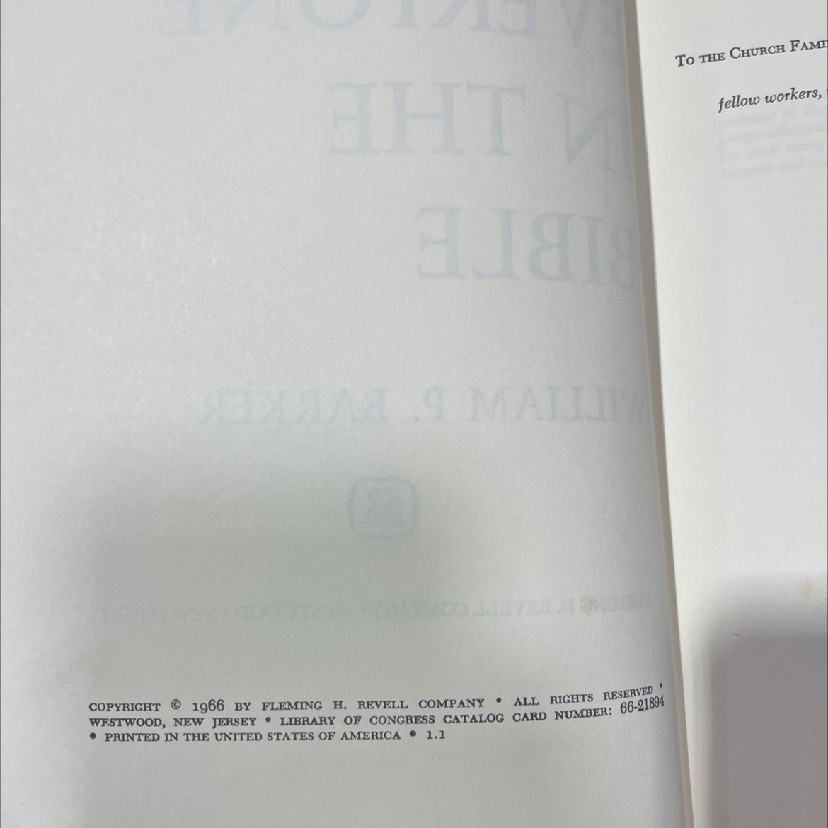 everyone in the bible book, by william p. barker, 1966 Hardcover image 3