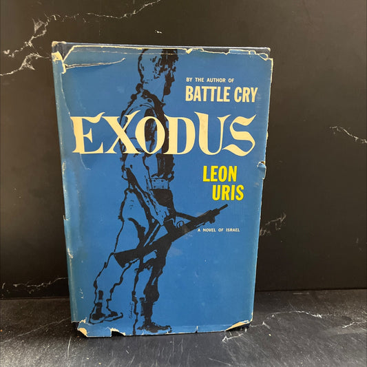 exodus book, by leon uris, 1958 Hardcover image 1