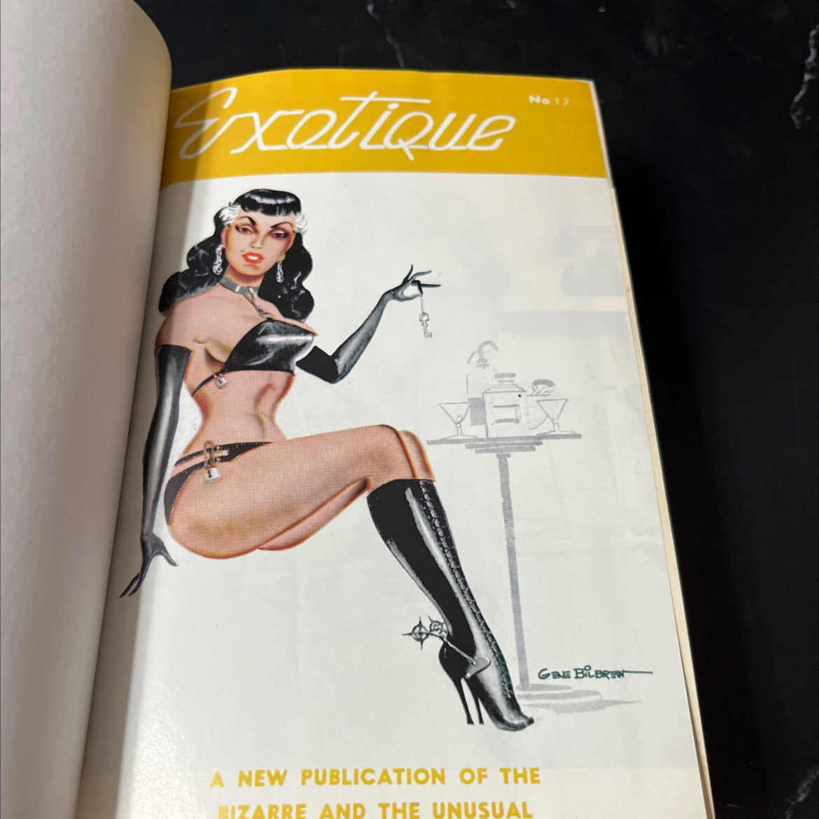 exotique no.12 a new publication of the bizarre and the unusual book, by gene bilbrew, 1998 Hardcover image 2