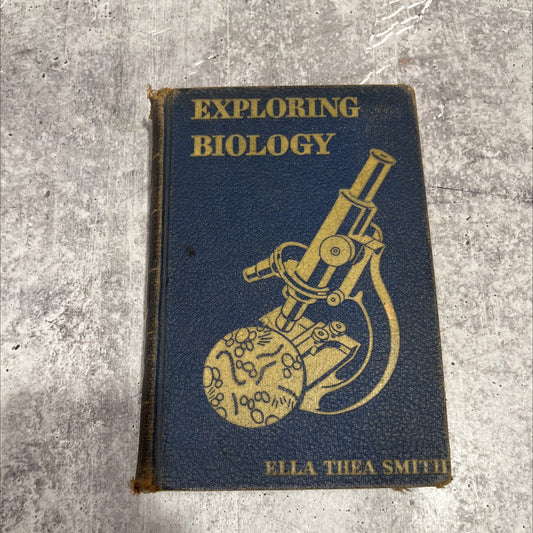 exploring biology book, by spiker james spiker, 1939 Hardcover image 1