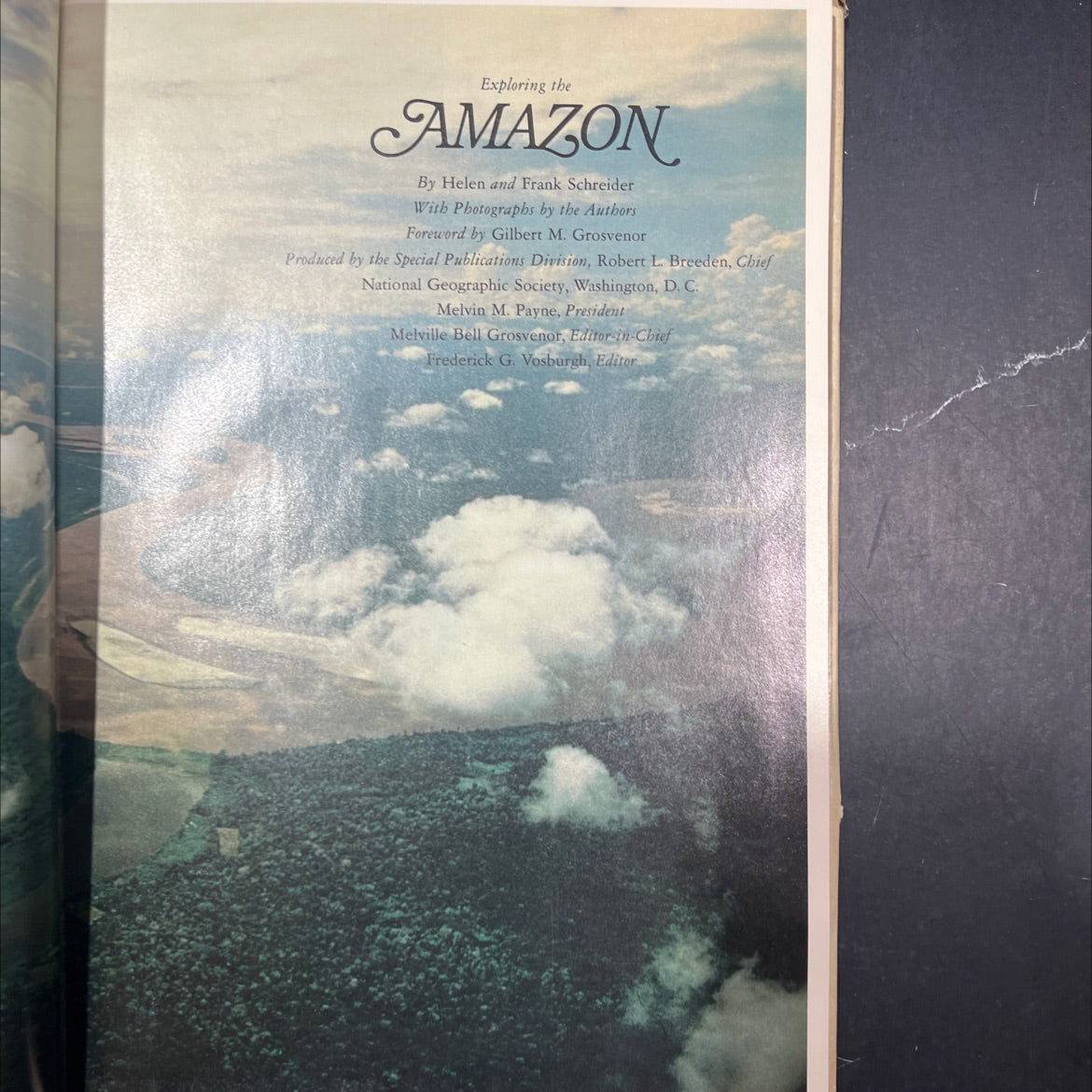 exploring the amazon book, by helen and frank schreider, 1970 Hardcover image 2