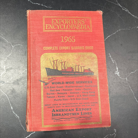 exporters' encyclopaedia book, by Lowell Kerr, 1965 Hardcover, Vintage image 1