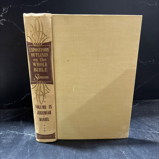expository outlines on the whole bible book, by charles simeon, 1956 Hardcover image 1