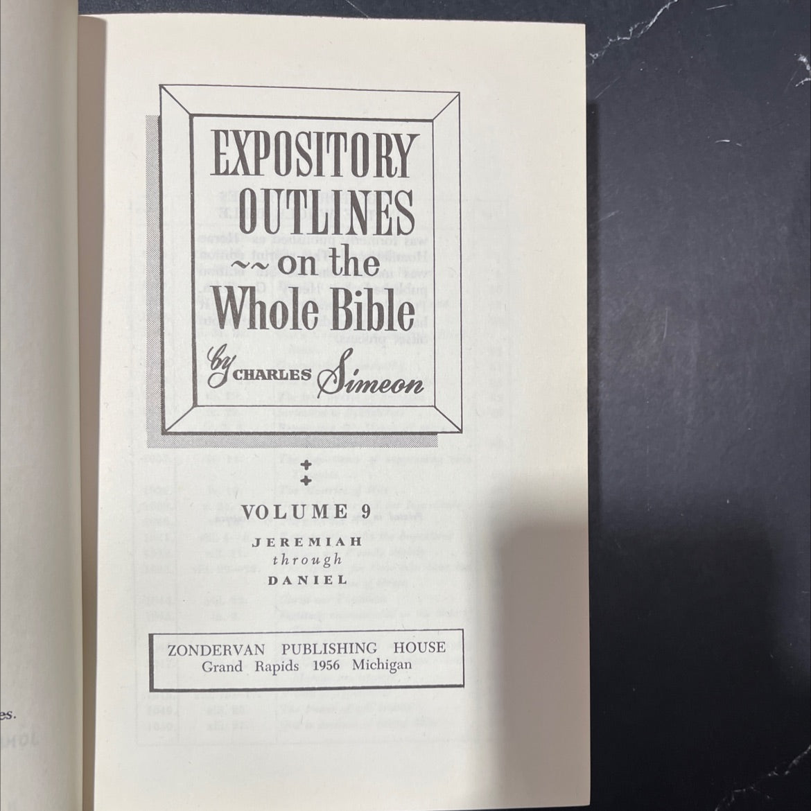 expository outlines on the whole bible book, by charles simeon, 1956 Hardcover image 2