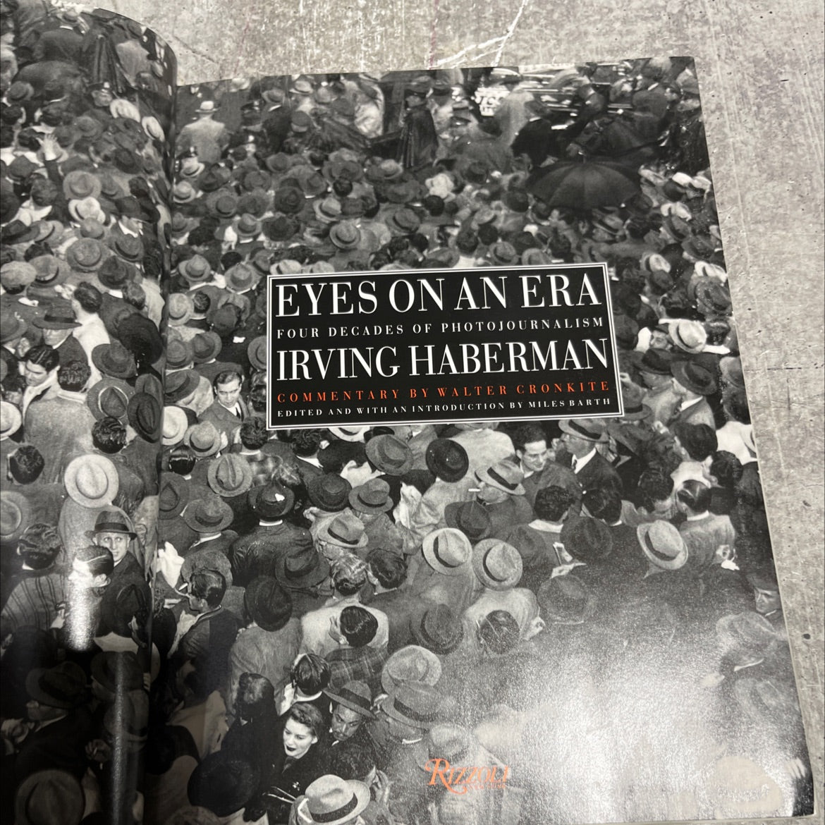 eyes on an era book, by irving haberman, 1995 Hardcover image 2