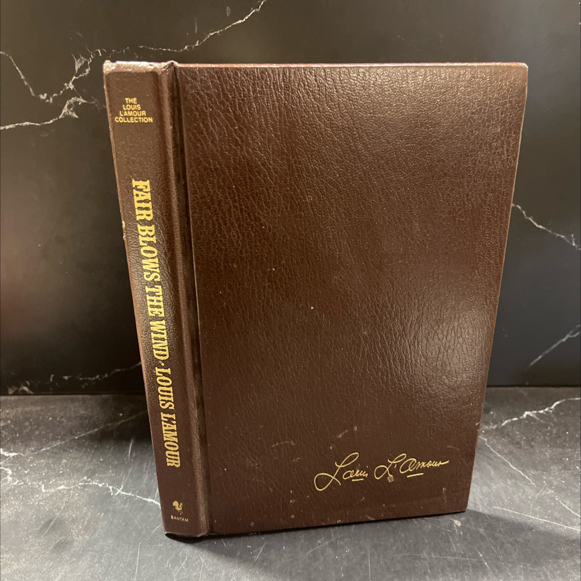 fair blows the wind book, by louis l'amour, 1978 Leather image 1