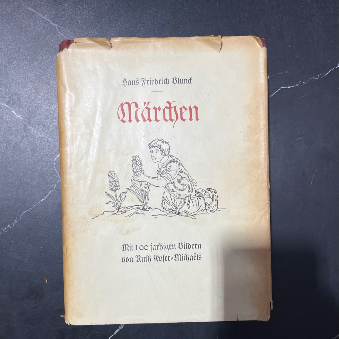 fairy tales with 100 pictures after watercolors by ruth koser michaels book, by hans friedrich blunck, 1941 Hardcover image 1