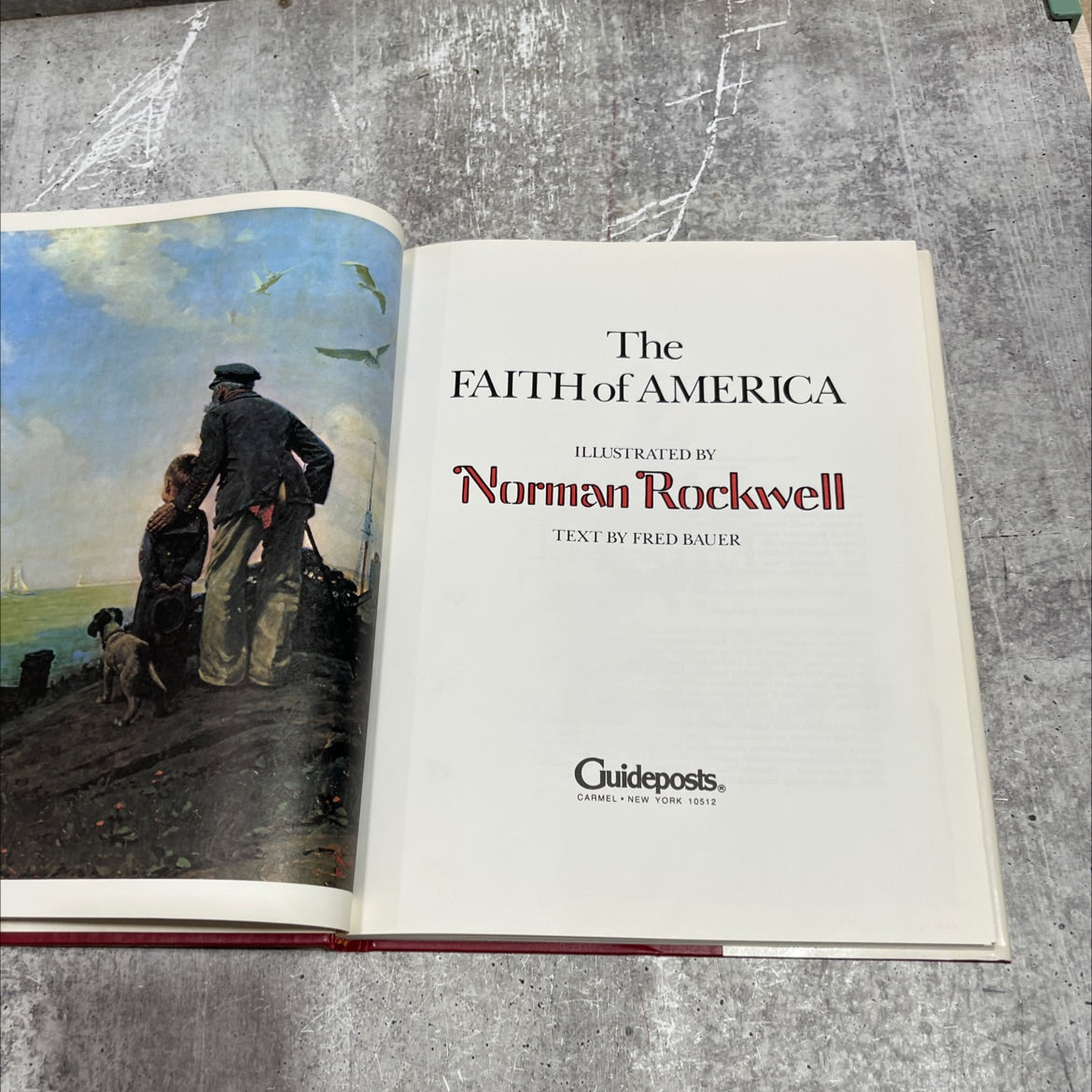 faith of america book, by fred bauer, 1980 Hardcover image 2