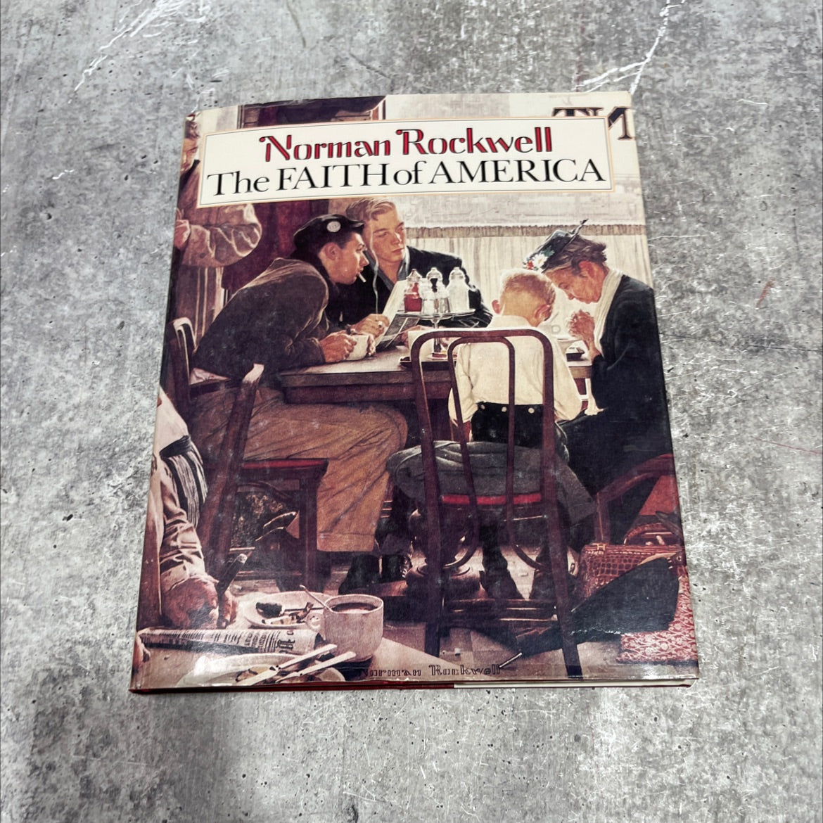 faith of america book, by fred bauer, 1980 Hardcover image 1