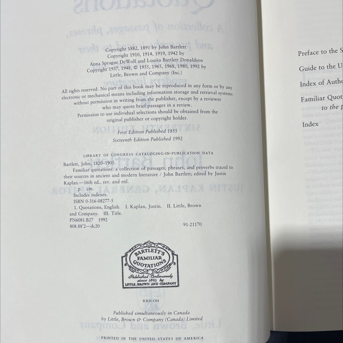 familiar quotations a collection of passages phrases and proverbs traced to their sources in ancient and modern image 3