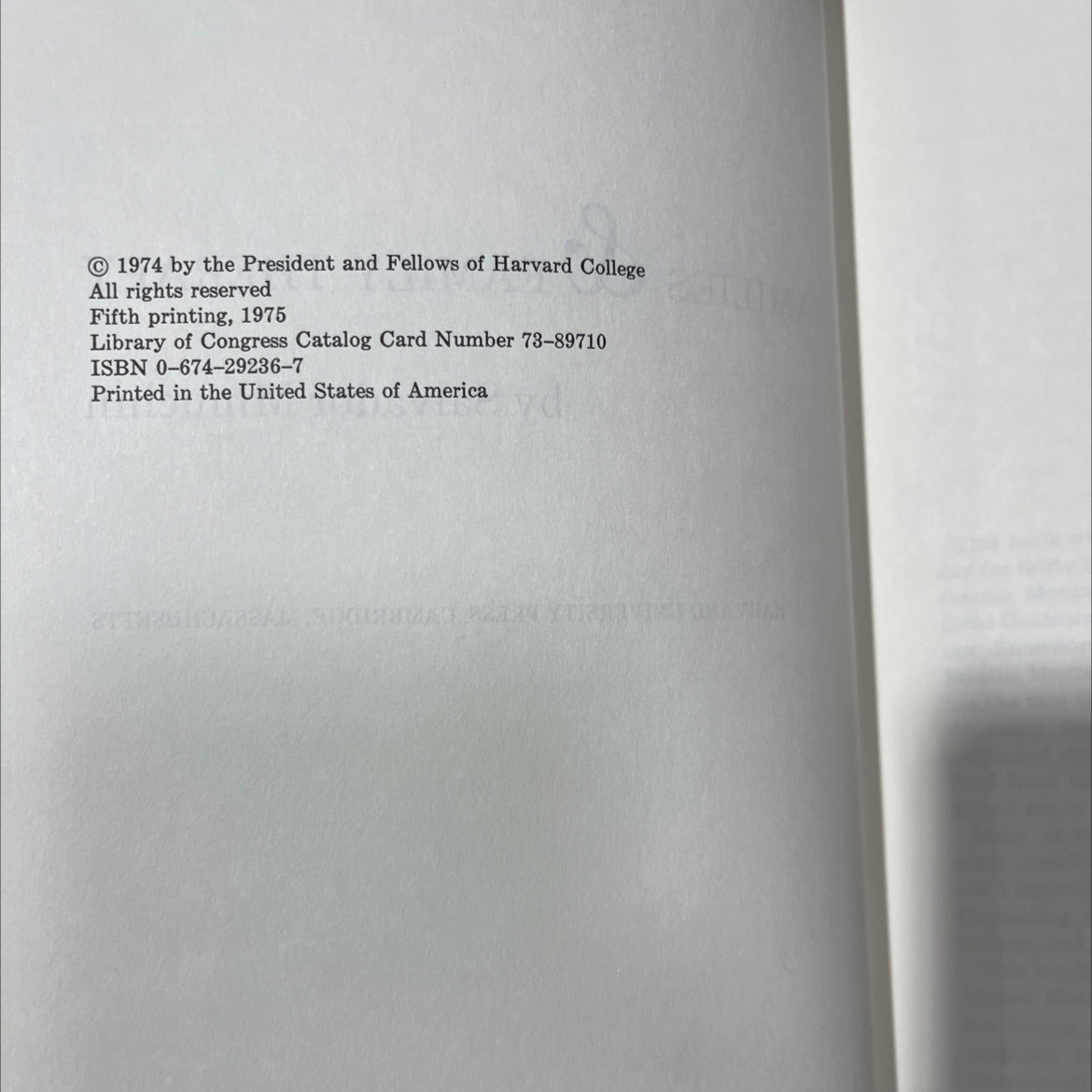 families & family therapy book, by Salvador Minuchin, 1975 Hardcover image 3