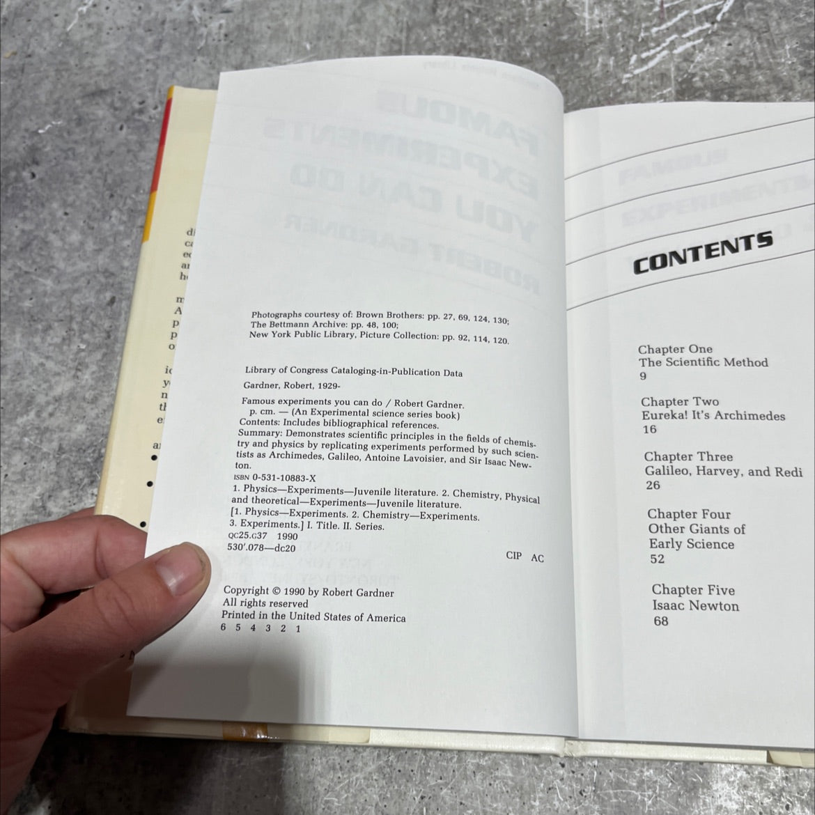 famous experiments you can do book, by Robert Gardner, 1990 Hardcover image 3