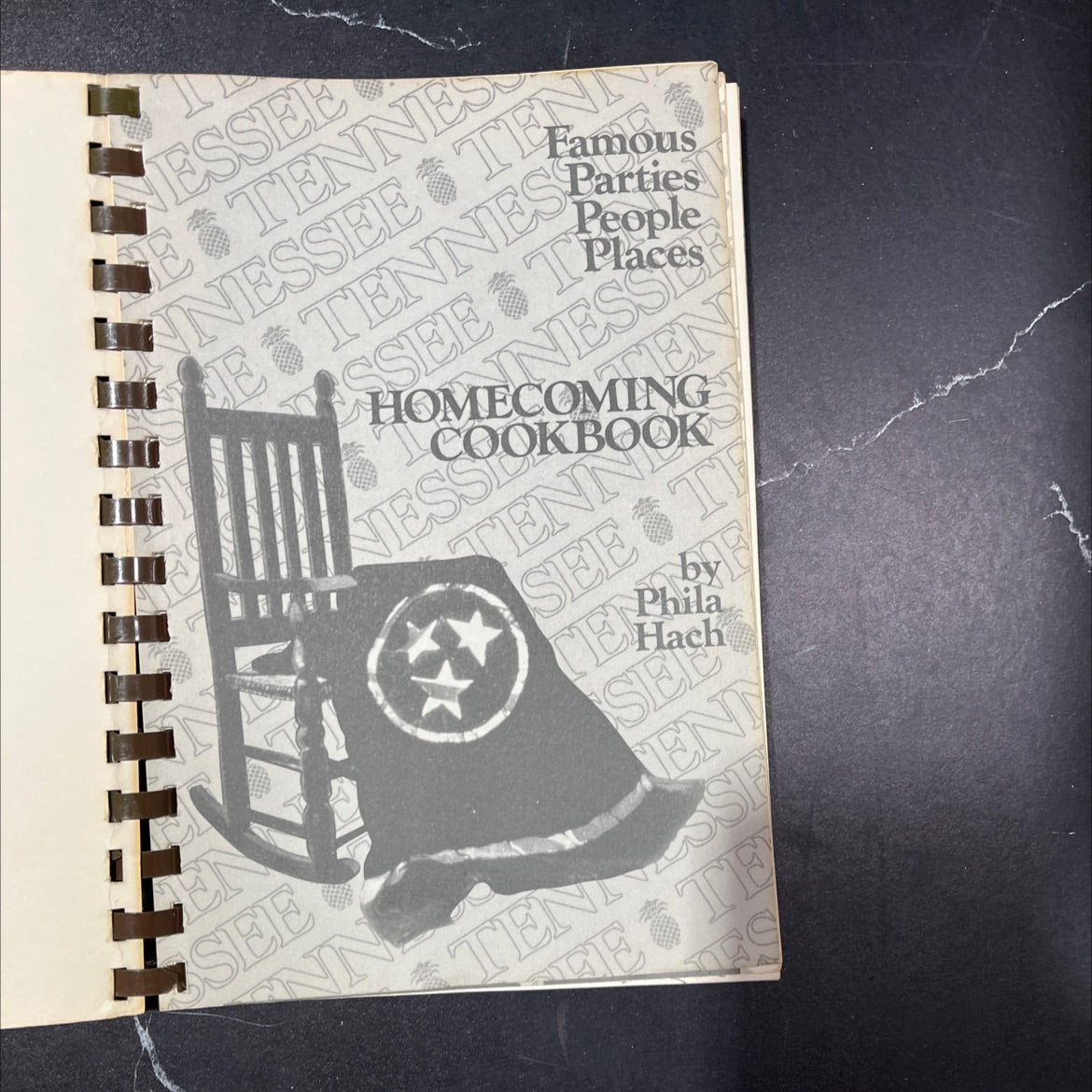 SIGNED famous homecoming cookbook tennessee book, by phila r. hach, 1985 Paperback, Vintage image 2