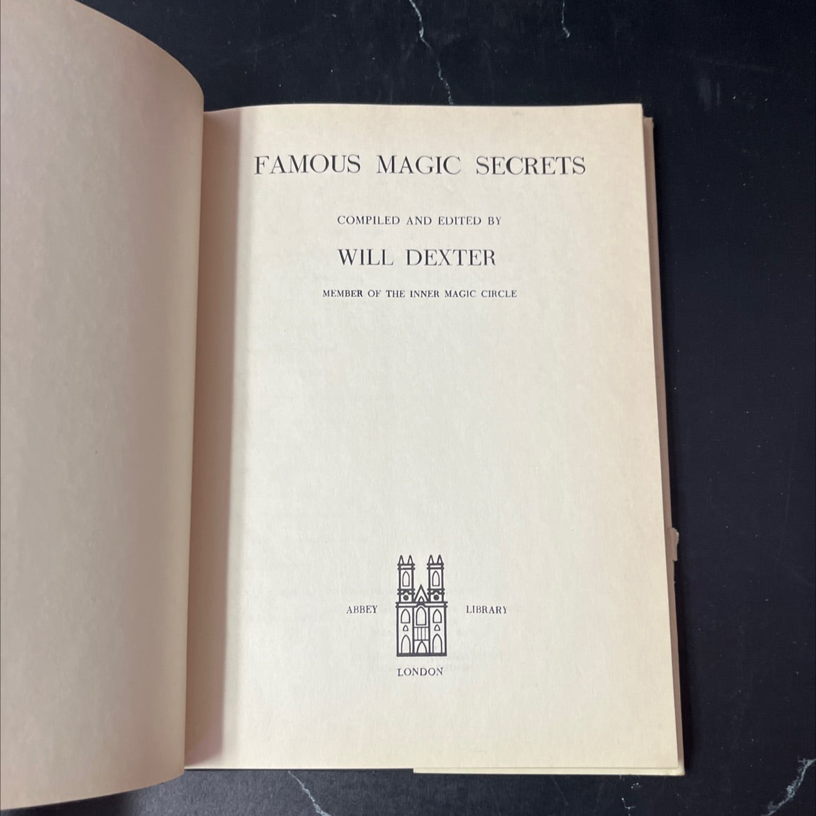 famous magic secrets book, by will dexter, 2023 Hardcover image 2