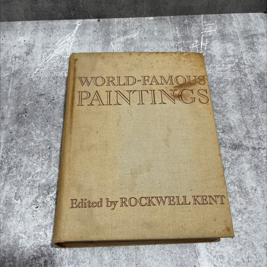 famous paintings book, by rockwell kent, 1939 Hardcover image 1