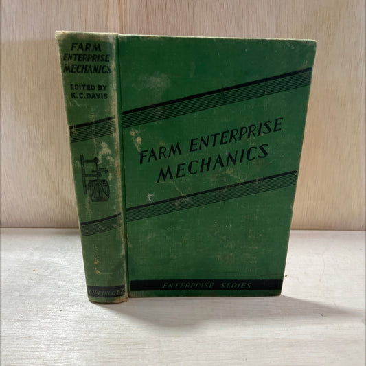 farm enterprise mechanics project equipment and repair book, by g. a. schmidt, ph.d. et al., 1935 Hardcover, Antique, image 1