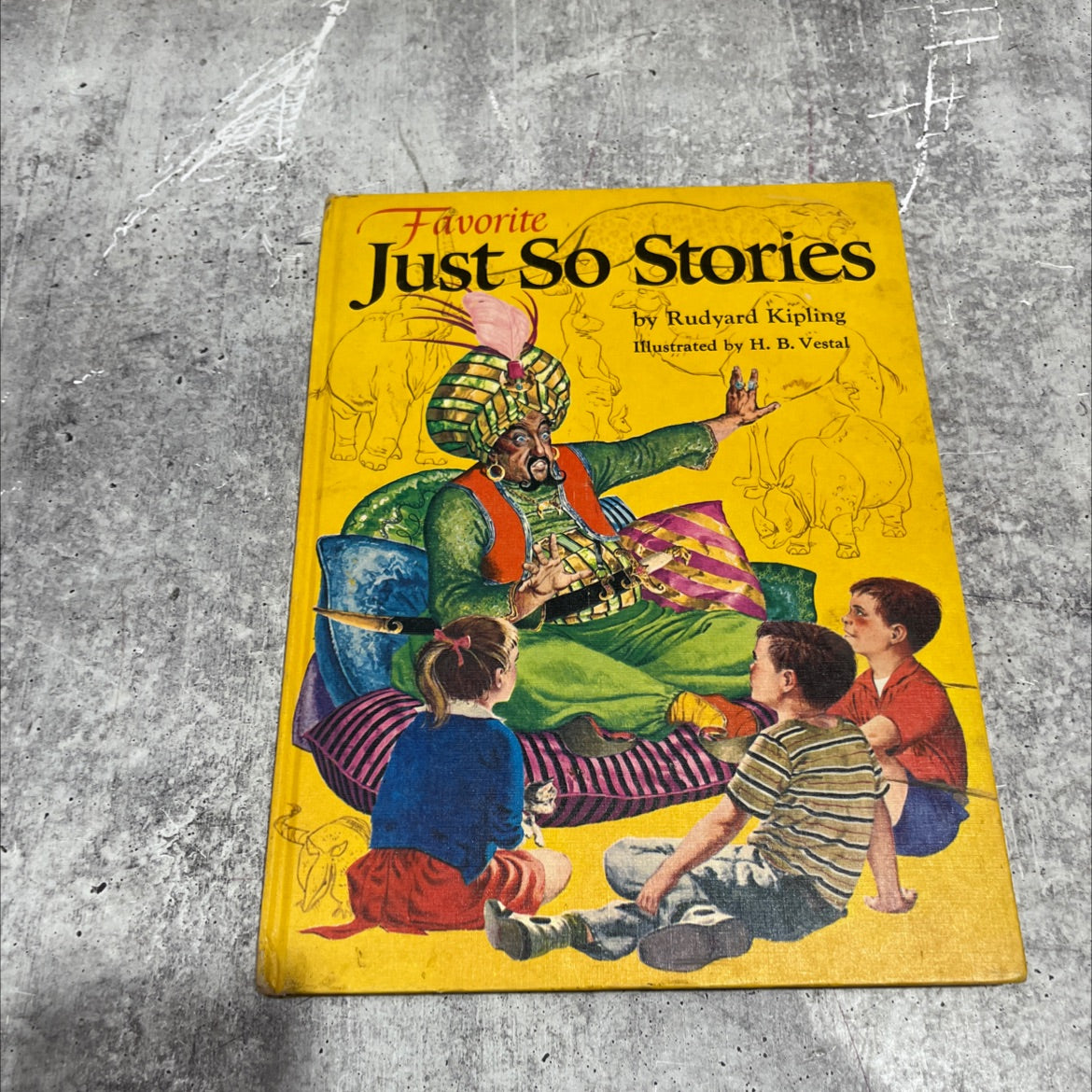 favorite just so stories book, by rudyard kipling, 1957 Hardcover image 1