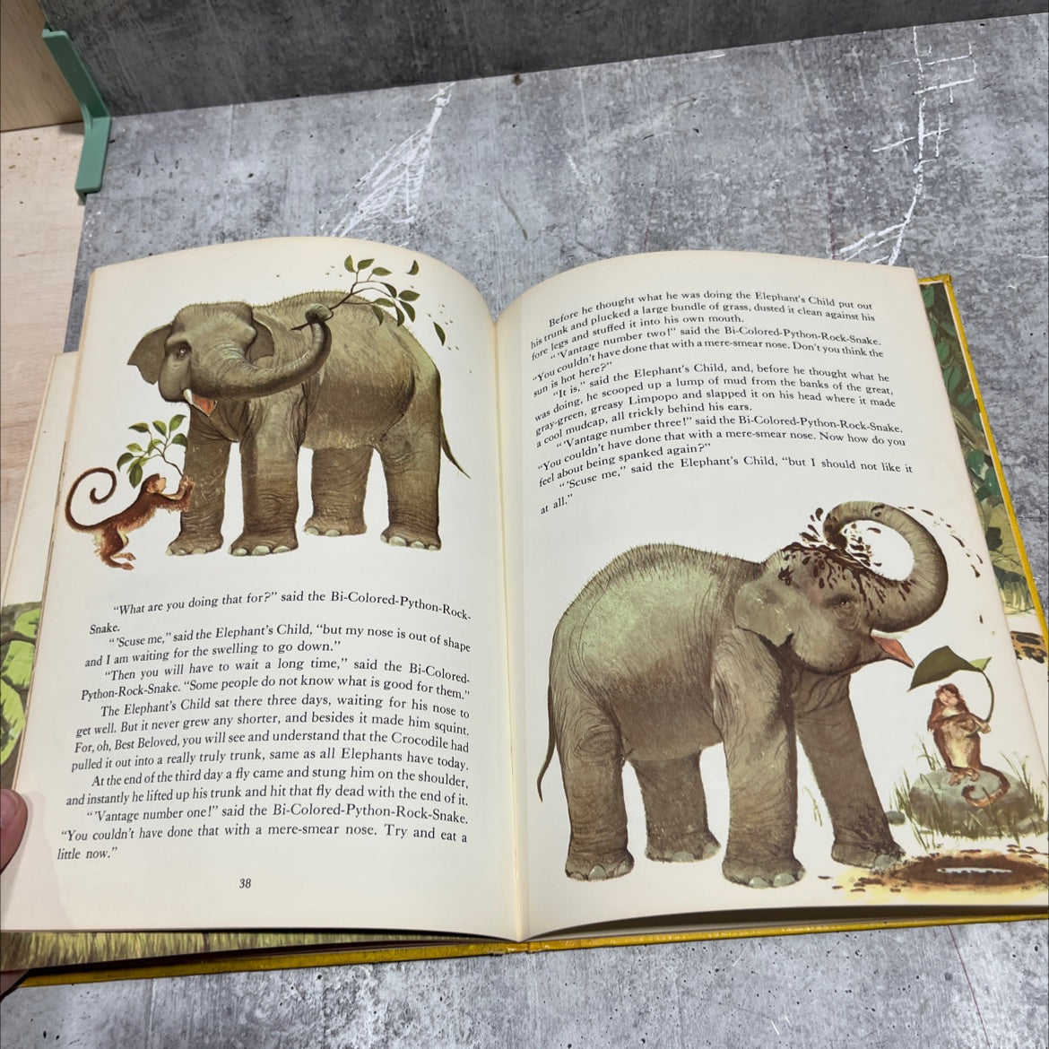 favorite just so stories book, by rudyard kipling, 1957 Hardcover image 4
