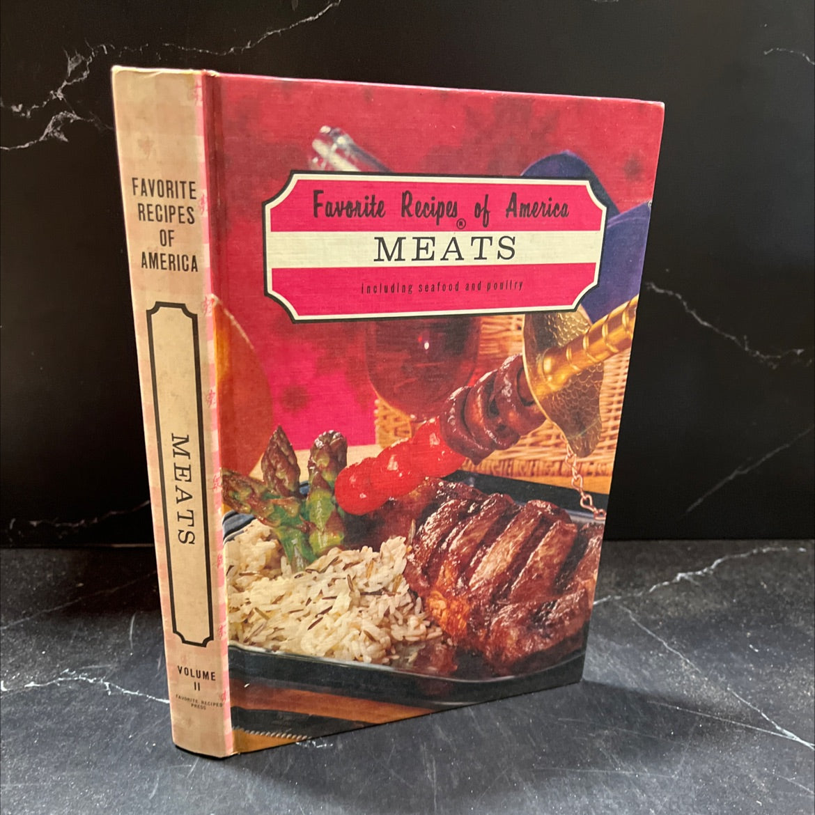 favorite recipes of america meats including seafood and poultry book, by unknown, 1968 Hardcover image 1