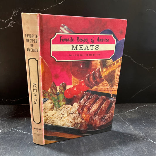 favorite recipes of america meats including seafood and poultry book, by unknown, 1968 Hardcover image 1