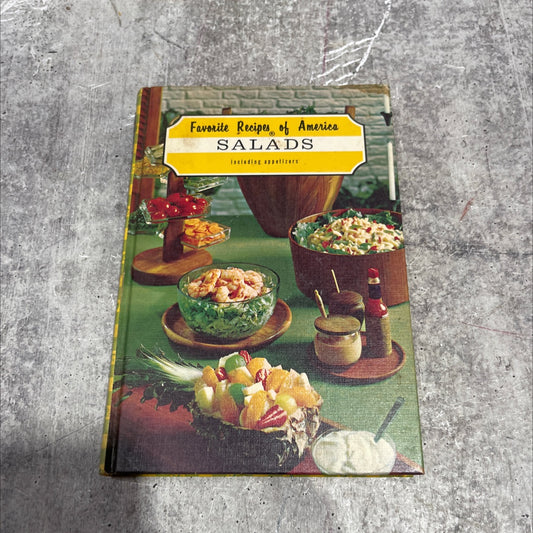 favorite recipes of america salads including appetizers book, by Mary Anne Richards, 1968 Hardcover image 1