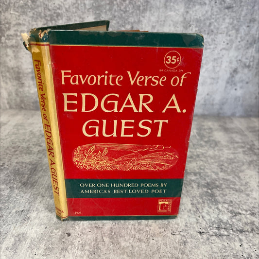 favorite verse of edgar a. guest book, by edgar a. guest, 1950 Hardcover, Vintage image 1
