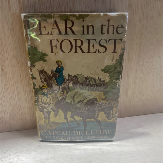 fear in the forest book, by cateau de leeuw, 1960 Hardcover, Vintage image 1