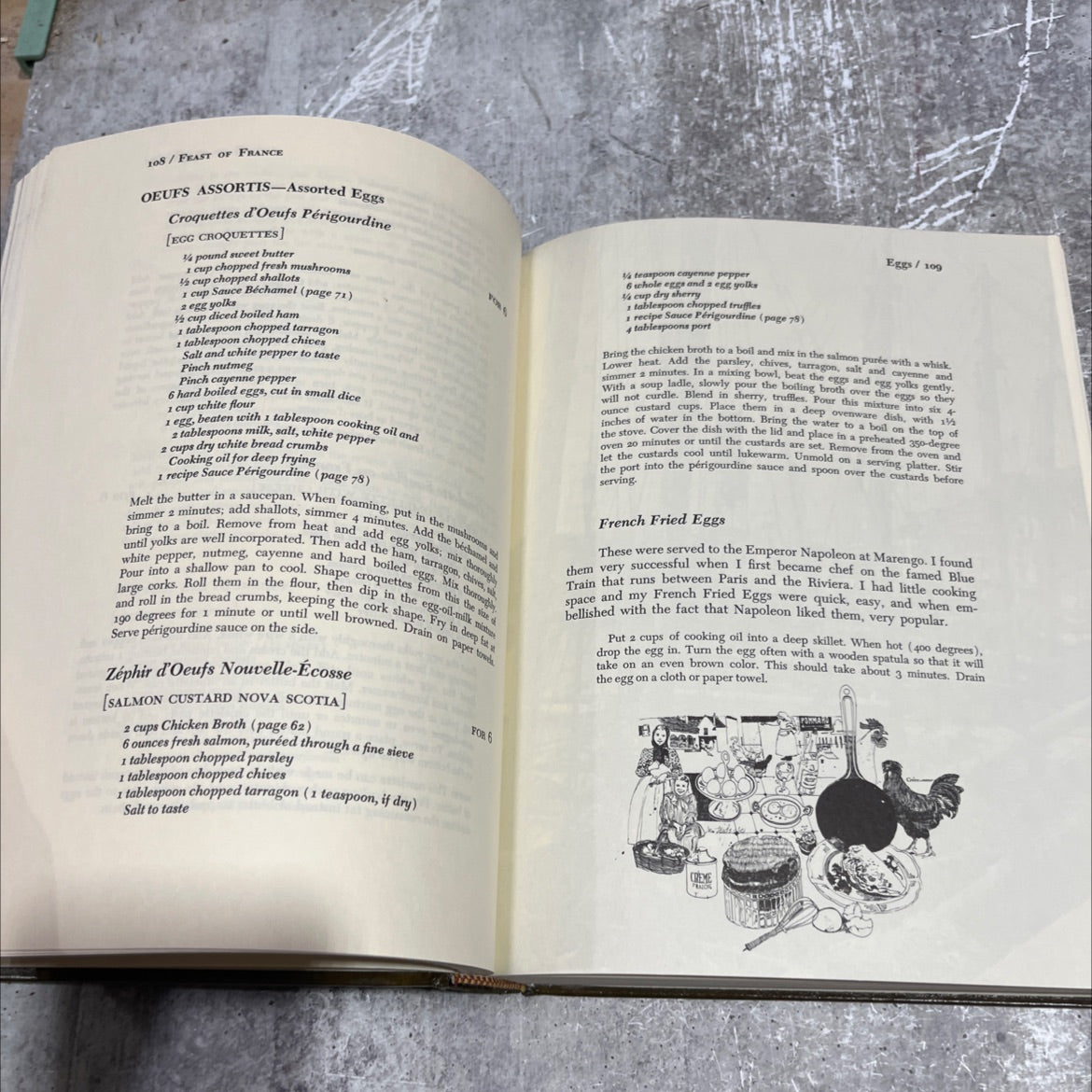 feast of france book, by antoine gilly and jack denton scott, 1971 Hardcover image 4