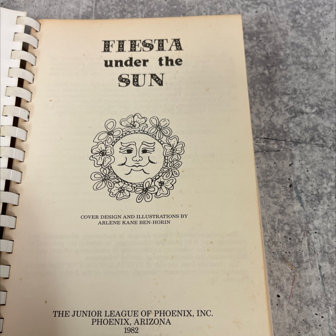 fiesta under the sun book, by Arlene Kane Ben-Horin, 1982 Paperback image 2