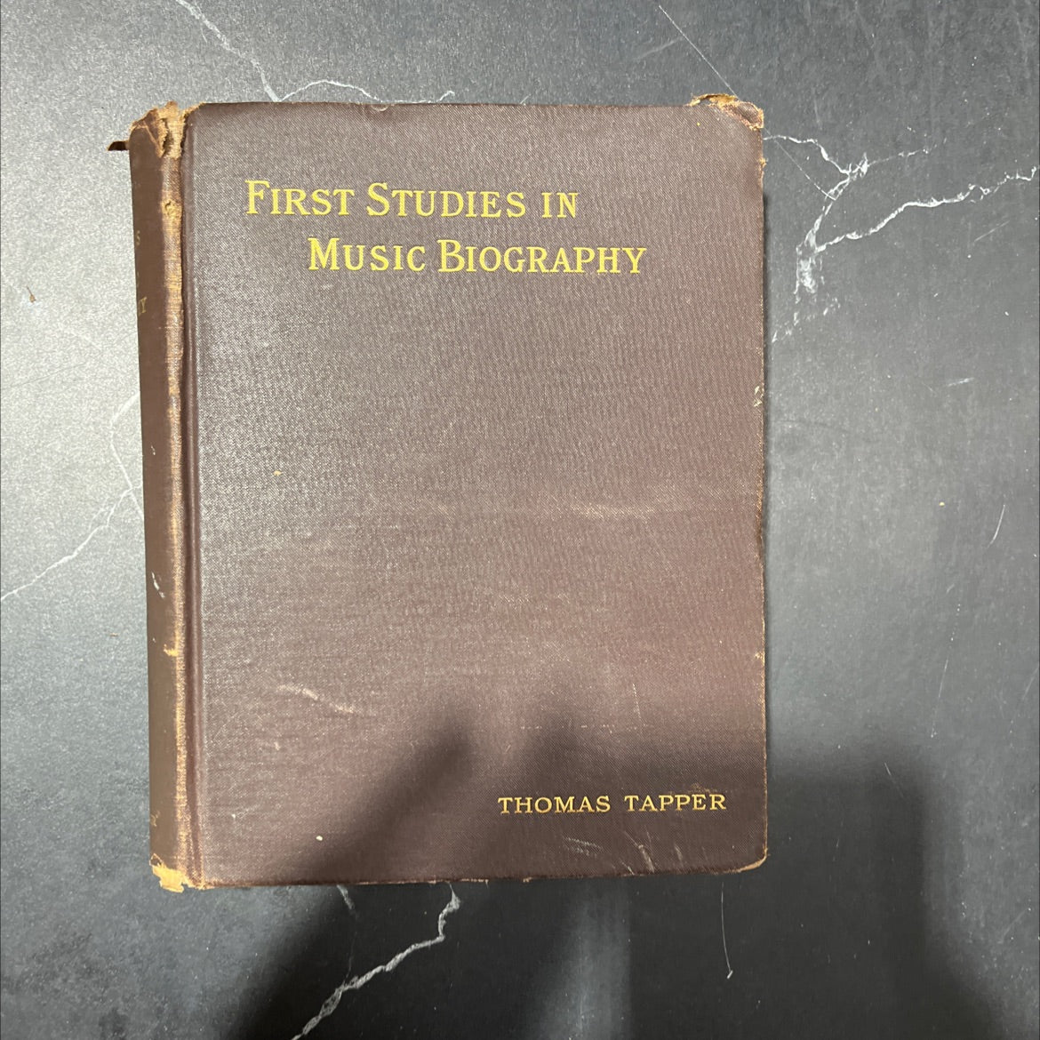 first studies in music biography book, by thomas tapper, 1900 Hardcover image 1
