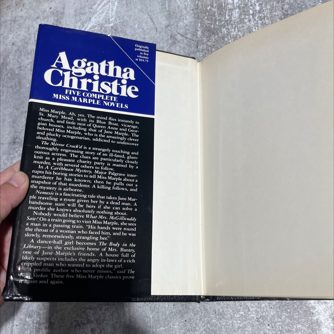 five complete miss marple novels book, by agatha christie, 1980 Hardcover image 4