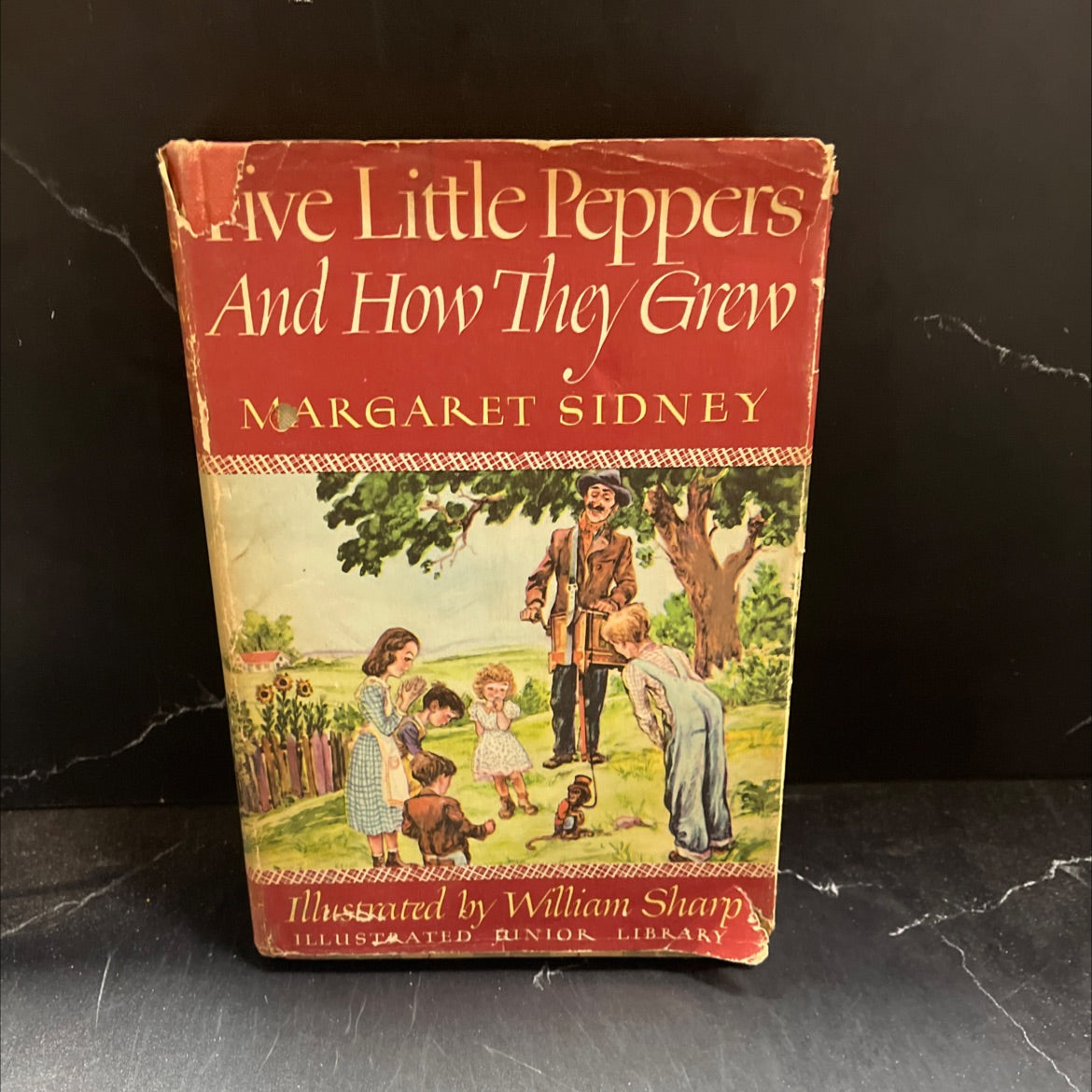 five little peppers & how they grew book, by margaret sidney, 1948 Hardcover image 1