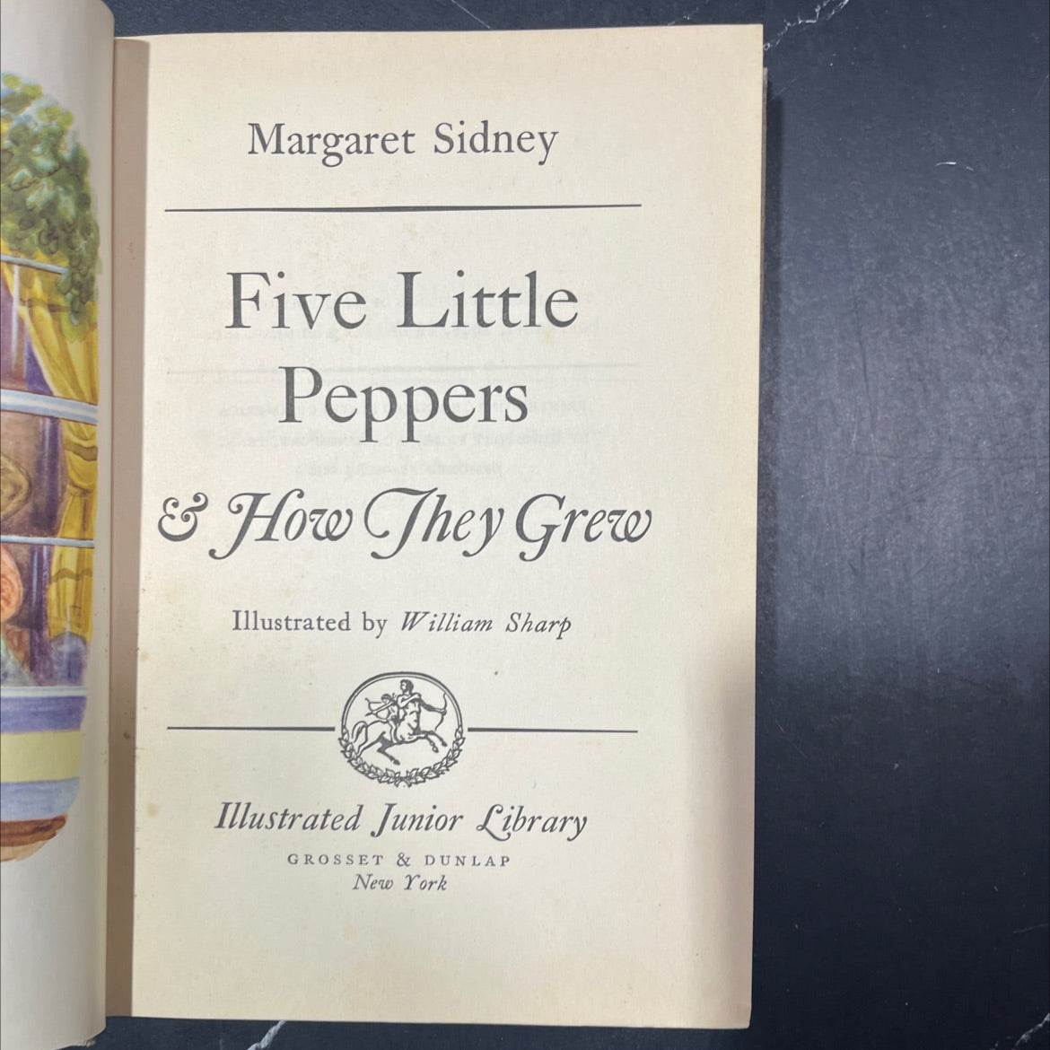 five little peppers & how they grew book, by margaret sidney, 1948 Hardcover image 2