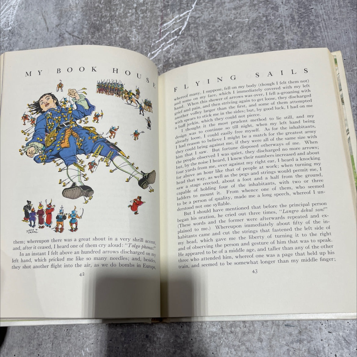 flying sails of my book house book, by olive beaupré miller, 1971 Hardcover image 4