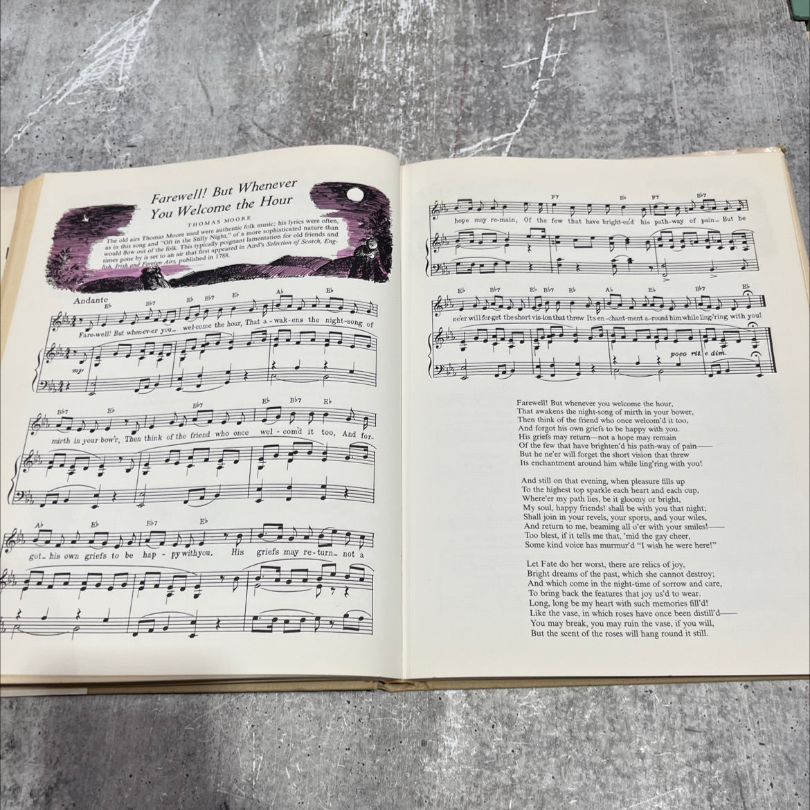 folk songs of england, ireland, scotland and wales book, by William Cole, 1961 Hardcover image 4