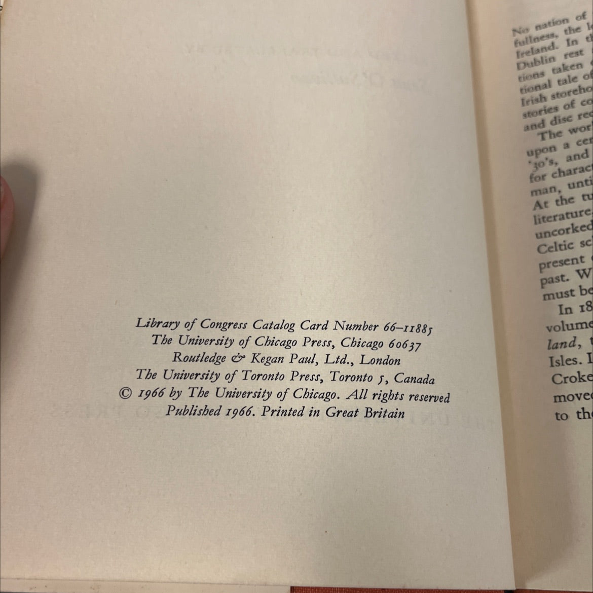 folktales of ireland book, by sean o'sullivan, 1966 Hardcover image 3