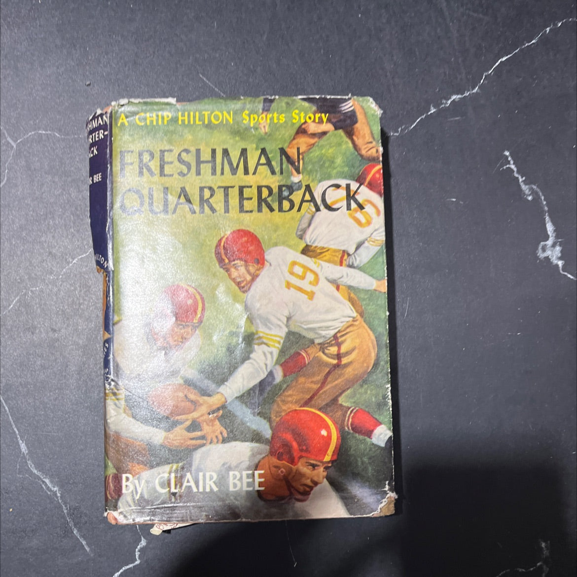 football, a chip hilton sports story freshman quarterback book, by clair bee, 1952 Hardcover image 1