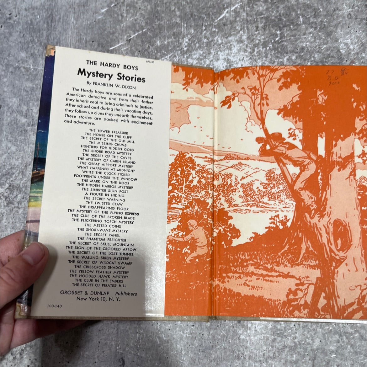 footprints under the window book, by franklin w. dixon, 1933 Hardcover image 4