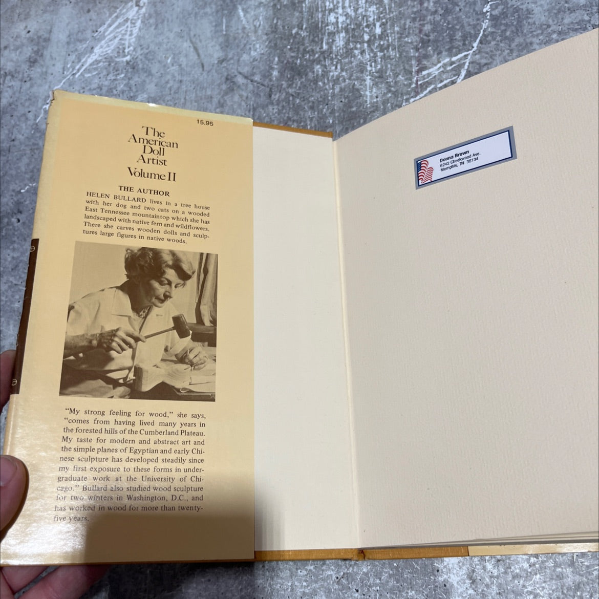 fore the american doll artist volume ii book, by helen bullard, 1975 Hardcover image 4