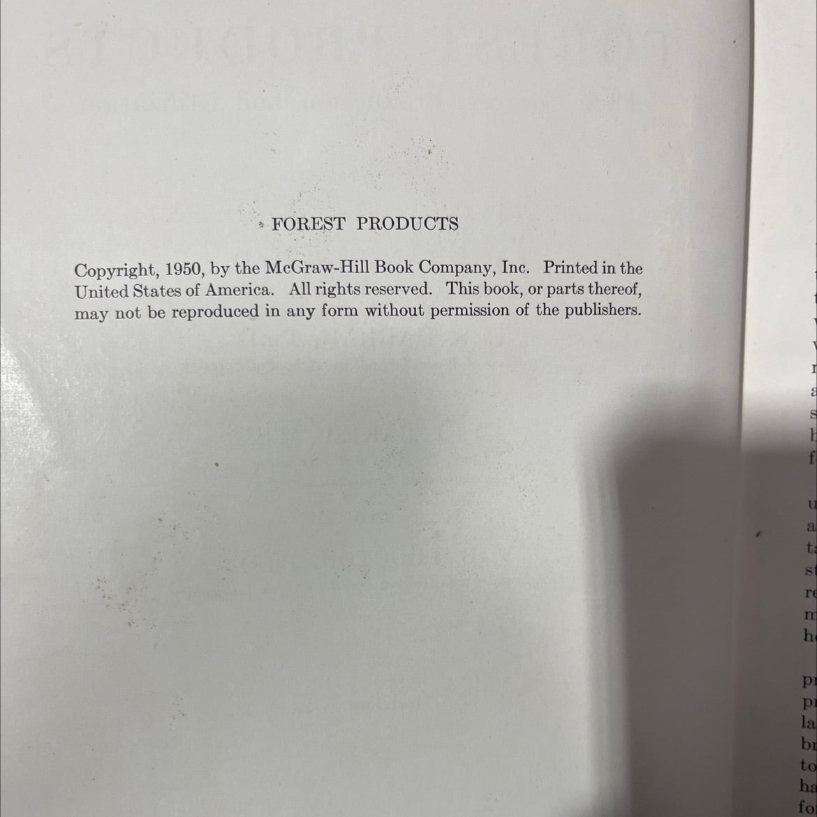 forest products their sources, production, and utilization book, by A. J. Panshin, E. S. Harrar, W. J. Baker, P. B. image 3