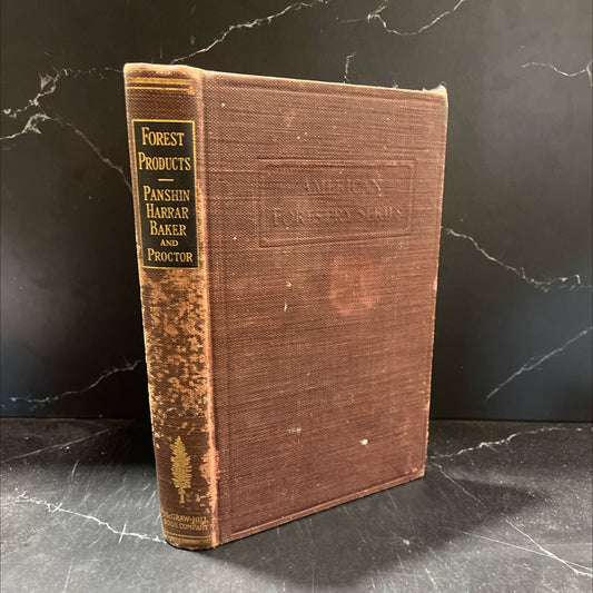 forest products their sources, production, and utilization book, by A. J. Panshin, E. S. Harrar, W. J. Baker, P. B. image 1