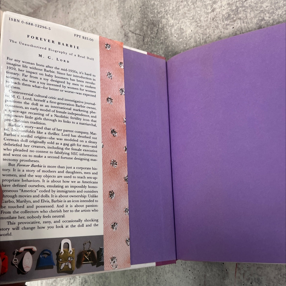 forever barbie: the unauthorized biography of a real doll book, by M. G. Lord, 1994 Hardcover image 4