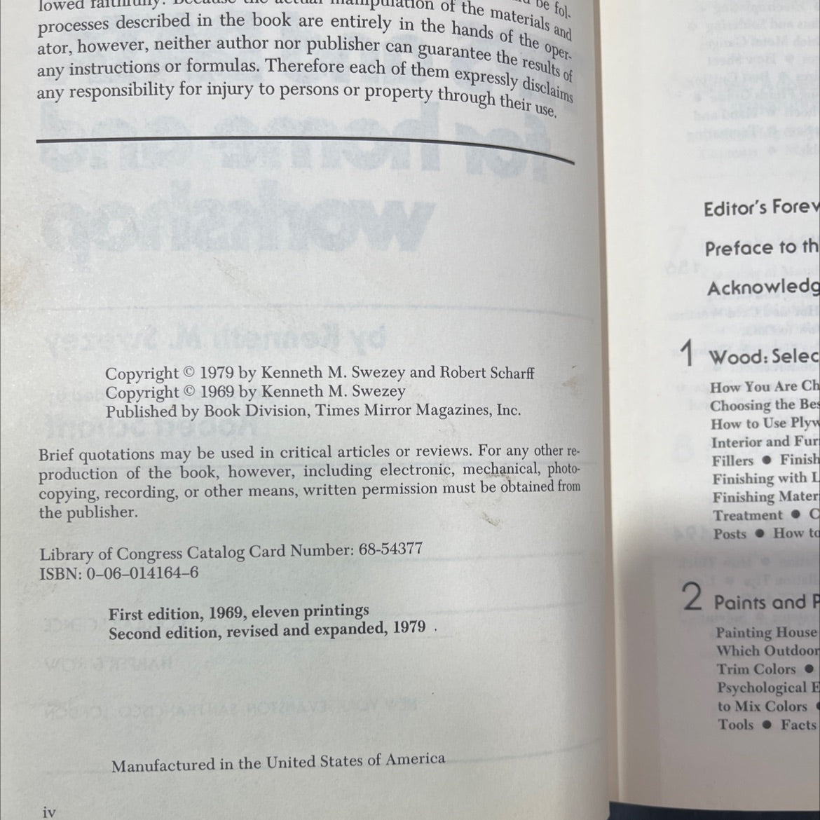 formulas, methods, tips and data for home and workshop book, by Kenneth M. Swezey, Robert Scharff, 1979 Hardcover image 3
