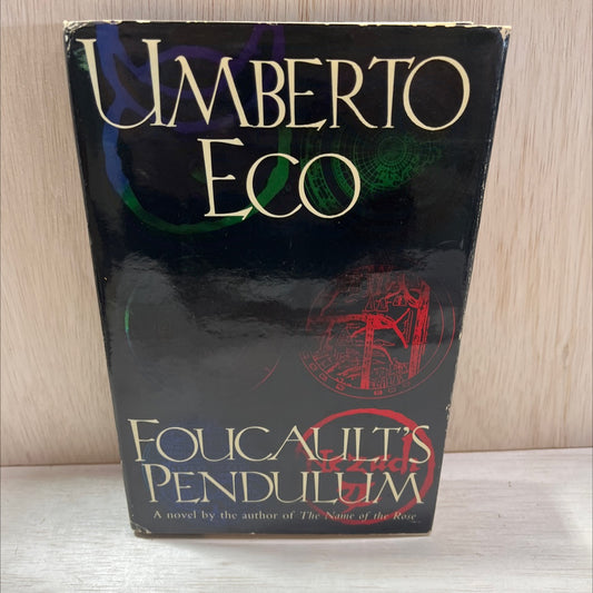 foucault's pendulum book, by umberto eco, 1989 Hardcover, First Edition image 1