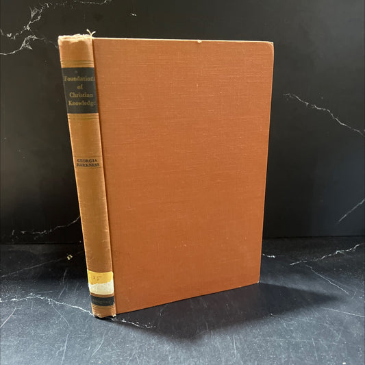 foundations of christian knowledge book, by georgia harkness, 1955 Hardcover image 1